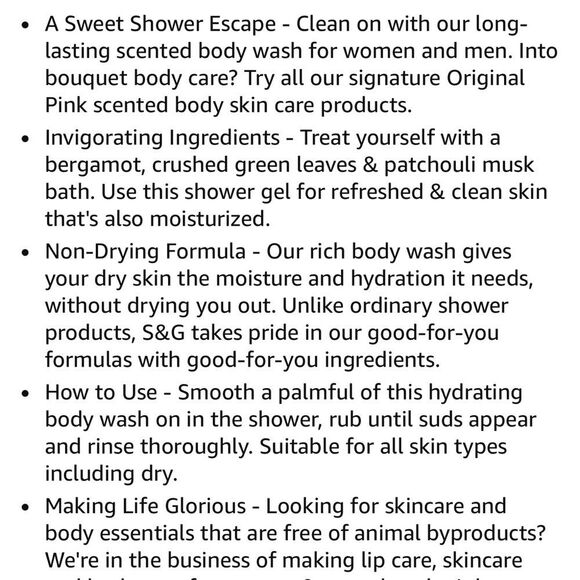 🦋 Soap & Glory Clean On Me Hydrating Body Wash New FullSz - Picture 4 of 5